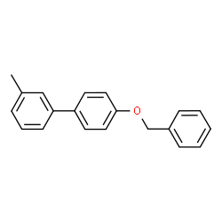 ChemSpider 2D Image | 4'-(Benzyloxy)-3-methylbiphenyl | C20H18O