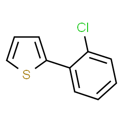 ChemSpider 2D Image | 2-(2-Chlorophenyl)thiophene | C10H7ClS