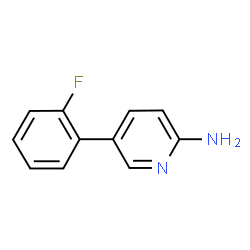 ChemSpider 2D Image | 5-(2-Fluorophenyl)-2-pyridinamine | C11H9FN2