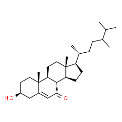 ChemSpider 2D Image | (3beta,24xi)-3-Hydroxyergost-5-en-7-one | C28H46O2