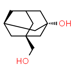ChemSpider 2D Image | (1R,3S,5R)-3-(Hydroxymethyl)-1-adamantanol | C11H18O2