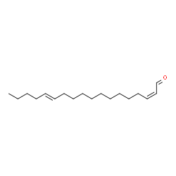 ChemSpider 2D Image | (2Z,13E)-2,13-Octadecadienal | C18H32O