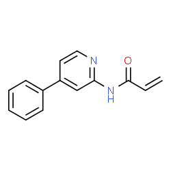 ChemSpider 2D Image | N-(4-Phenyl-2-pyridinyl)acrylamide | C14H12N2O