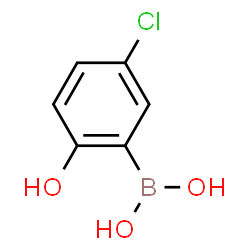 ChemSpider 2D Image | 5-CHLORO-2-HYDROXYPHENYLBORONIC ACID | C6H6BClO3