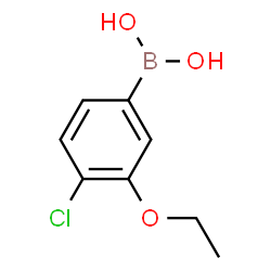 ChemSpider 2D Image | (4-Chloro-3-ethoxyphenyl)boronic acid | C8H10BClO3