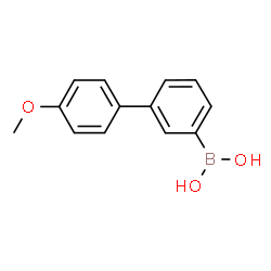 ChemSpider 2D Image | (4'-Methoxy-3-biphenylyl)boronic acid | C13H13BO3