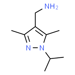 ChemSpider 2D Image | (1-Isopropyl-3,5-dimethyl-1H-pyrazol-4-yl)methanamine | C9H17N3