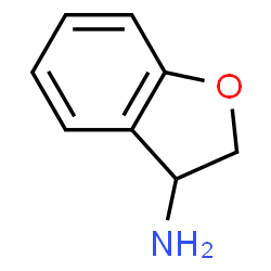 ChemSpider 2D Image | 3-Amino-2,3-dihydrobenzofuran | C8H9NO
