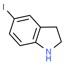 ChemSpider 2D Image | 5-Iodoindoline | C8H8IN