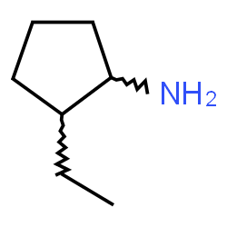 ChemSpider 2D Image | 2-Ethylcyclopentanamine | C7H15N