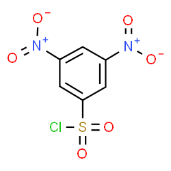 ChemSpider 2D Image | 3,5-Dinitrobenzenesulfonyl chloride | C6H3ClN2O6S