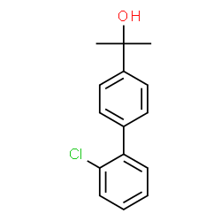 ChemSpider 2D Image | 2-(2'-Chloro-4-biphenylyl)-2-propanol | C15H15ClO