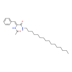 ChemSpider 2D Image | (2Z)-2-Acetamido-N-hexadecyl-3-phenylacrylamide | C27H44N2O2