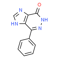 ChemSpider 2D Image | 1H-imidazo[4,5-d]pyridazin-4-ol, 7-phenyl- | C11H8N4O