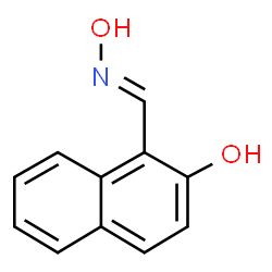 ChemSpider 2D Image | 1-[(E)-(Hydroxyimino)methyl]-2-naphthol | C11H9NO2