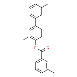 ChemSpider 2D Image | 3,3'-Dimethyl-4-biphenylyl 3-methylbenzoate | C22H20O2