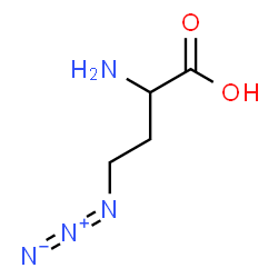 ChemSpider 2D Image | 2-Amino-4-azidobutanoic acid | C4H8N4O2