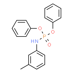 ChemSpider 2D Image | Diphenyl (3-methylphenyl)phosphoramidate | C19H18NO3P