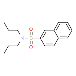 ChemSpider 2D Image | N,N-Dipropyl-2-naphthalenesulfonamide | C16H21NO2S