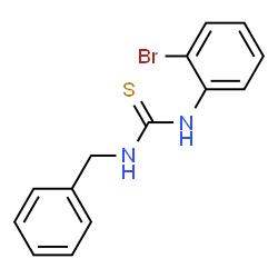 ChemSpider 2D Image | 1-Benzyl-3-(2-bromophenyl)thiourea | C14H13BrN2S