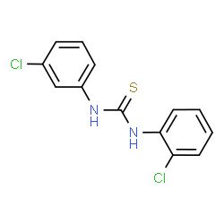 ChemSpider 2D Image | 1-(2-Chlorophenyl)-3-(3-chlorophenyl)thiourea | C13H10Cl2N2S