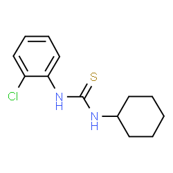 ChemSpider 2D Image | 1-(2-Chlorophenyl)-3-cyclohexylthiourea | C13H17ClN2S