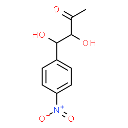 ChemSpider 2D Image | 3,4-Dihydroxy-4-(4-nitrophenyl)-2-butanone | C10H11NO5