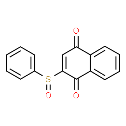 ChemSpider 2D Image | 2-(Phenylsulfinyl)-1,4-naphthoquinone | C16H10O3S