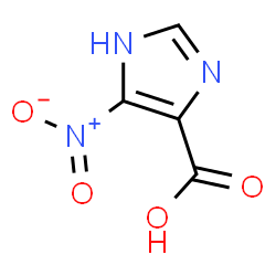 ChemSpider 2D Image | 5-Nitro-4-imidazolecarboxylic acid | C4H3N3O4