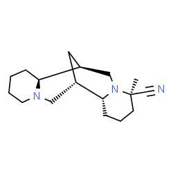 ChemSpider 2D Image | (2beta)-2-Methylsparteine-2-carbonitrile | C17H27N3