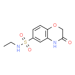 ChemSpider 2D Image | N-Ethyl-3-oxo-3,4-dihydro-2H-1,4-benzoxazine-6-sulfonamide | C10H12N2O4S