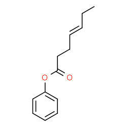 ChemSpider 2D Image | Phenyl (4E)-4-heptenoate | C13H16O2