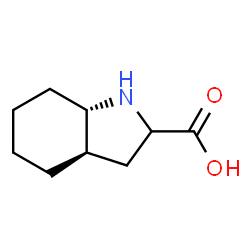 ChemSpider 2D Image | (3aR,7aS)-Octahydro-1H-indole-2-carboxylic acid | C9H15NO2