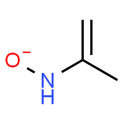 ChemSpider 2D Image | (Isopropenylamino)oxidanide | C3H6NO