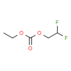 ChemSpider 2D Image | 2,2-Difluoroethyl ethyl carbonate | C5H8F2O3