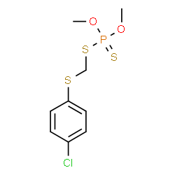ChemSpider 2D Image | METHYL TRITHION | C9H12ClO2PS3