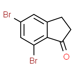 ChemSpider 2D Image | 5,7-Dibromo-1-indanone | C9H6Br2O