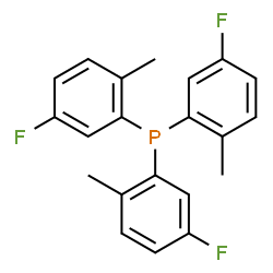 ChemSpider 2D Image | Tris(5-fluoro-2-methylphenyl)phosphine | C21H18F3P