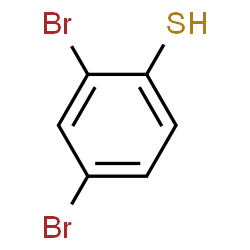 ChemSpider 2D Image | 2,4-Dibromobenzenethiol | C6H4Br2S