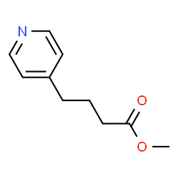 ChemSpider 2D Image | Methyl 4-(4-pyridinyl)butanoate | C10H13NO2