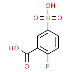 ChemSpider 2D Image | 2-fluoro-5-sulfo-benzoic acid | C7H5FO5S