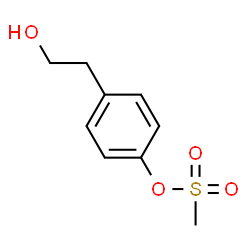 ChemSpider 2D Image | 4-(2-Hydroxyethyl)phenyl methanesulfonate | C9H12O4S