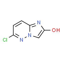 ChemSpider 2D Image | 6-Chloroimidazo[1,2-b]pyridazin-2-ol | C6H4ClN3O