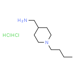 ChemSpider 2D Image | 4-Aminomethyl-1-N-butylpiperidine 2HCl | C10H24Cl2N2