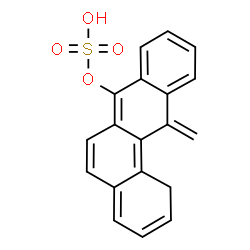 ChemSpider 2D Image | 12-Methylene-1,12-dihydro-7-tetraphenyl hydrogen sulfate | C19H14O4S