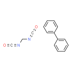 ChemSpider 2D Image | Biphenyl - diisocyanatomethane (1:1) | C15H12N2O2