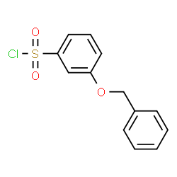 ChemSpider 2D Image | 3-(Benzyloxy)benzenesulfonyl chloride | C13H11ClO3S