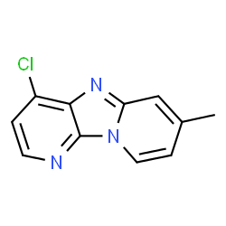 ChemSpider 2D Image | 4-Chloro-7-methyldipyrido(1,2-a:3',2'-d)imidazole | C11H8ClN3