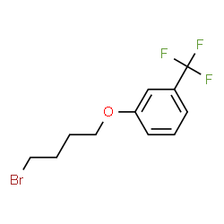 ChemSpider 2D Image | 1-(4-Bromobutoxy)-3-(trifluoromethyl)benzene | C11H12BrF3O