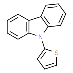 ChemSpider 2D Image | 9-(2-Thienyl)-9H-carbazole | C16H11NS